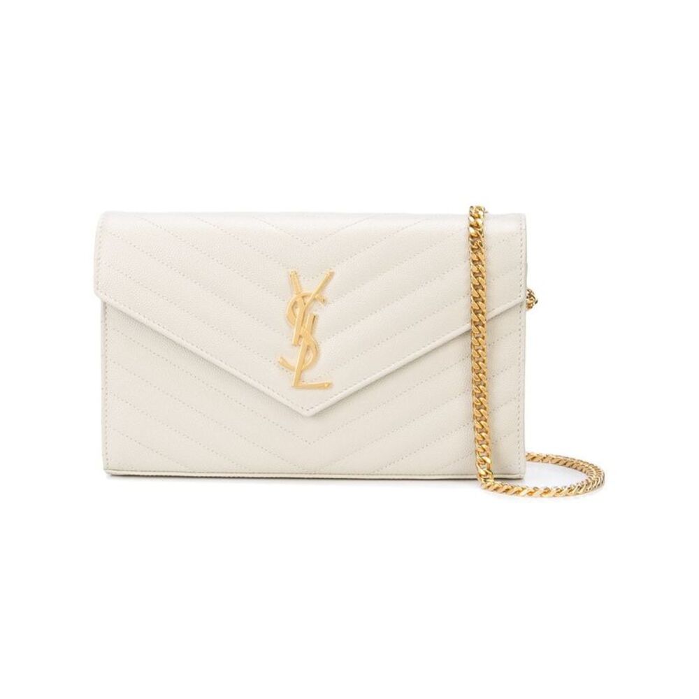 Classic Cassandre Chain Wallet In Grain De Poudre Leather Women